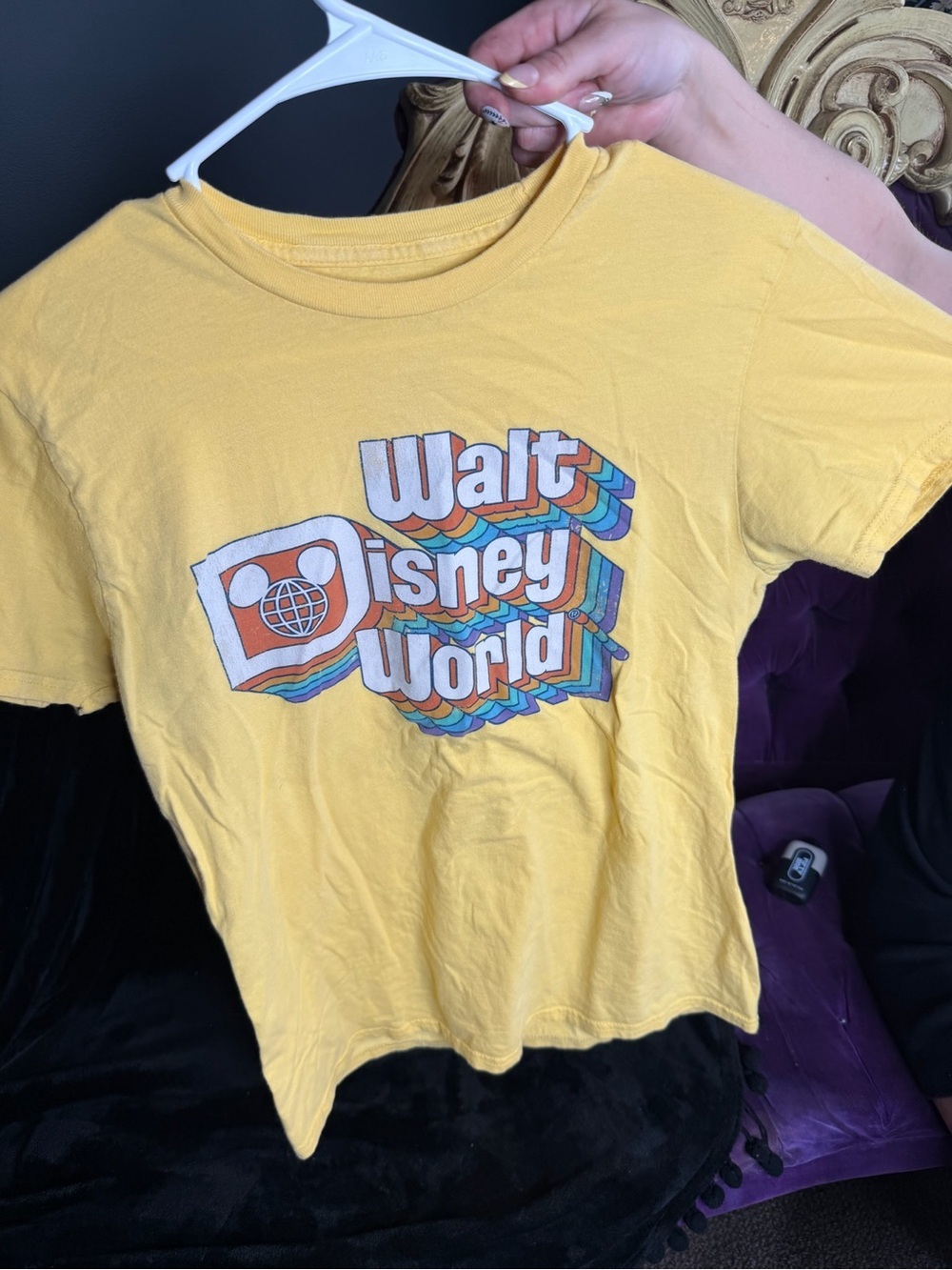 Disney Yellow Graphic Tee - Small